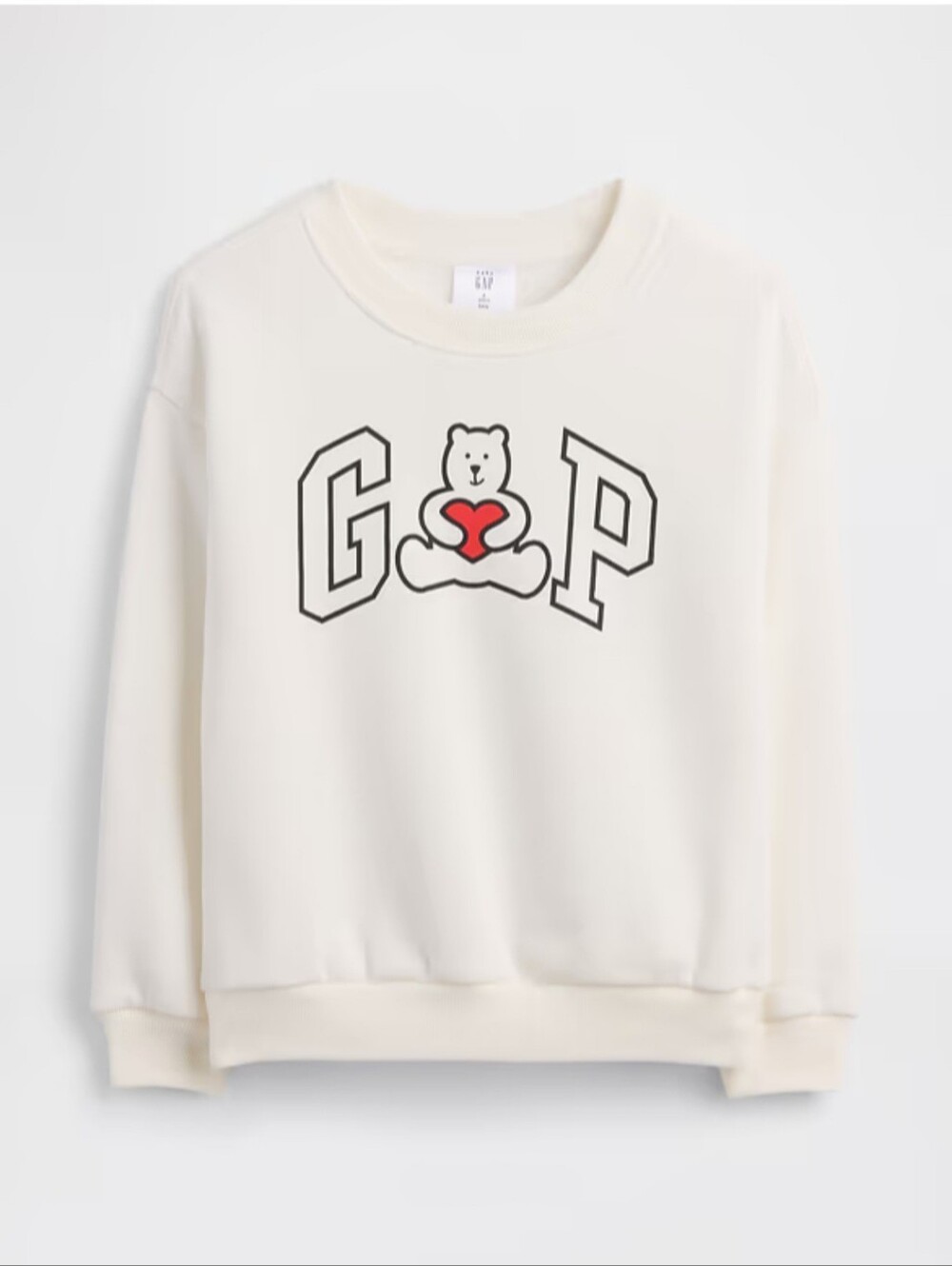 NWT Baby Gap Toddler Relaxed Logo Crewneck Sweatshirt Unisex Size 3T, 4T, 5T